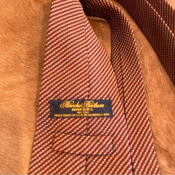 Brooks Brothers silk Tie Maroon - Picture 3 of 4